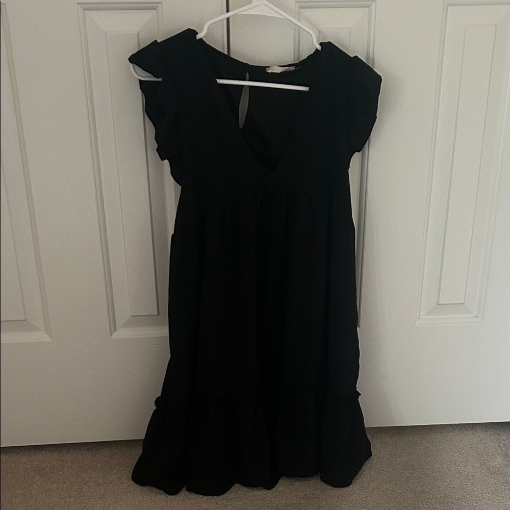 Altar'd State Elegant Black Dress
